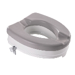 Réhausse WC Ibiza Soft 10 cm avec coussin amovible et molette de fixation - réf. 811091SOFT