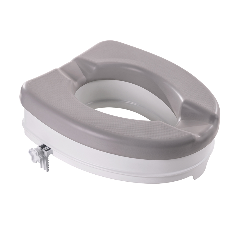 Réhausse WC Ibiza Soft 10 cm avec coussin amovible et molette de fixation - réf. 811091SOFT