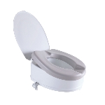 Réhausse WC Ibiza Soft 15 cm avec couvercle relevé et coussin amovible - réf. 811090SOFT