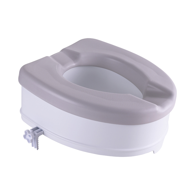 Réhausse WC Ibiza Soft 15 cm avec coussin amovible et molette de fixation - réf. 811074SOFT