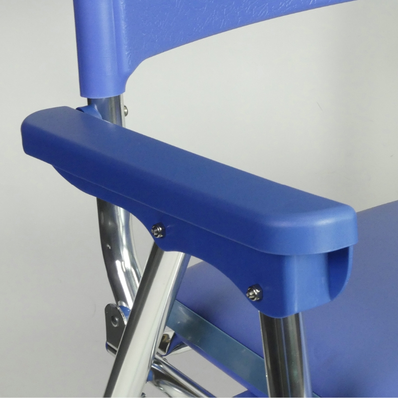 La chaise de toilettes percée Islande vous aide à vous relever grâce à ses accoudoirs