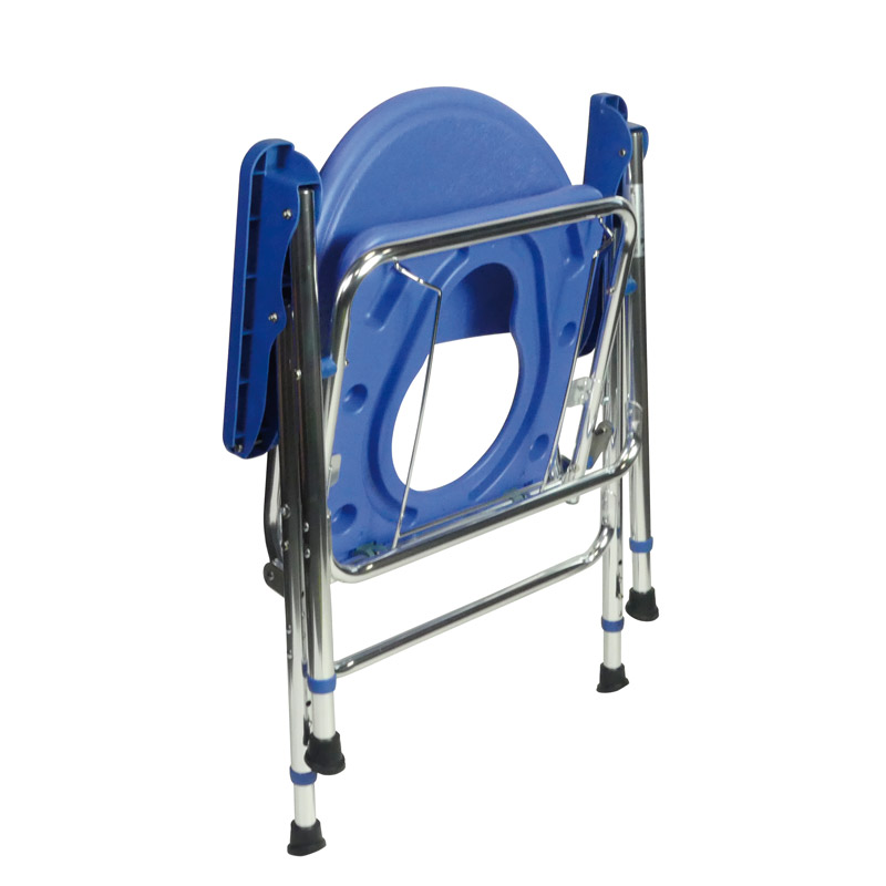 Chaise percée pliable Islande idéale pour les WC