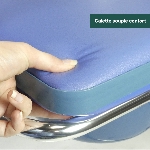 Notre chaise WC pliante Islande dispose d'une galette confortable idéale pour les seniors