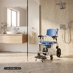 Chaise douche mobile pliante Minorque