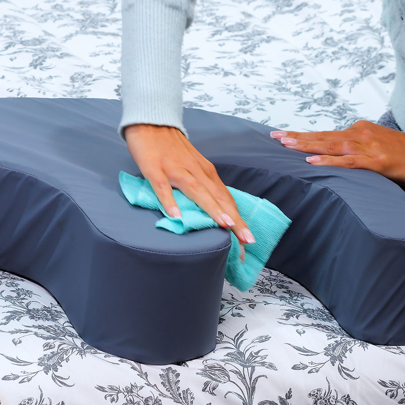 Le coussin d'aide à la rotation patient Positpro est lavable et imperméable