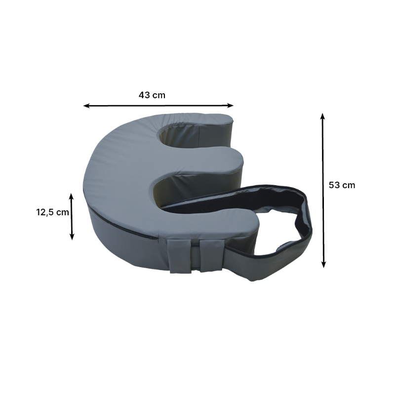 dimensions du coussin d'aide à la rotation patient Positpro Premium