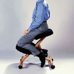 Utilisation du siège Ergo Accent en position ergonomique assis-genoux - réf. 836058
