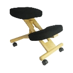 Siège Ergo Accent assis-genoux à roulettes en bois massif - réf. 836058
