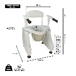 Dimensions de l'élévateur de toilette LOFOTEN Premium