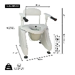 Dimensions de notre réhausseur électrique WC Lofoten premium