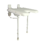 Siège de douche relevable Açores, vue de profil - réf. 812298N