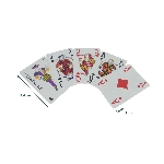 Fiche technique du jeu de 54 cartes Optic, dimensions 8,6 x 1,3 cm - réf. 851021