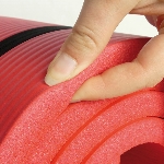 Natte d'exercice Ergo très moelleuse rouge