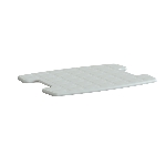 Coussin de confort avec échancrure pour fauteuil de toilettes Capri - réf. 811185A