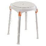 Tabouret rond rotatif Capri pour la douche