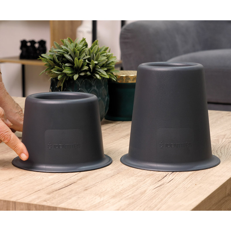 Set de 4 surevelateurs Resist comparatif des tailles 9 cm et 14cm