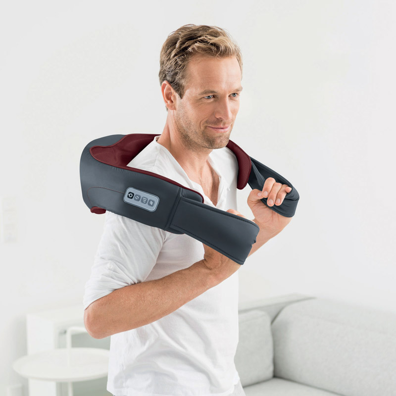 Ceinture de massage Shiatsu, niveau des trapèzes