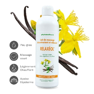 Emulsion lait massant Relaxeol 500 ml