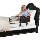 Retractable bed rail