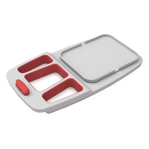 Theomatik non-slip one-handed meal tray