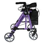 Déambulateur extérieur 4 roues Stylus Rehasense violet