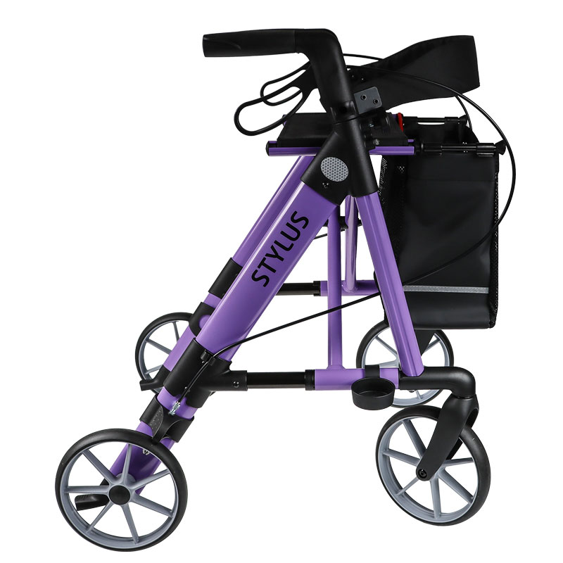 Déambulateur extérieur 4 roues Stylus Rehasense violet