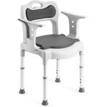 Chaise de toilettes Samoa équipée de coussins confortables en mousse.
