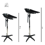 Bac à shampoing sur pied dimensions