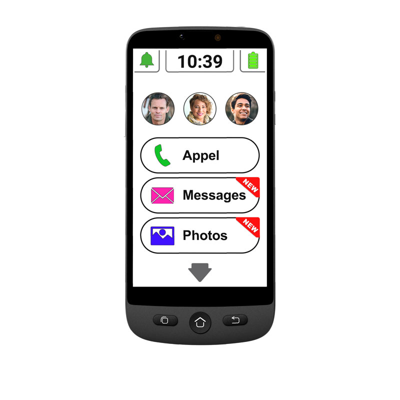 Smartphone pour senior SwissVoice G55