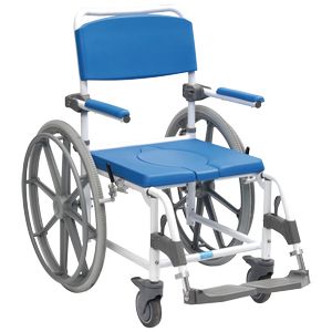 Chaise de douche et WC Aston grandes roues