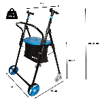 dimensions rollator