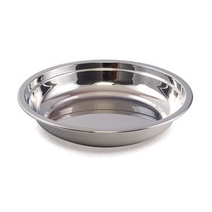 Stainless steel plate with high non-slip rim