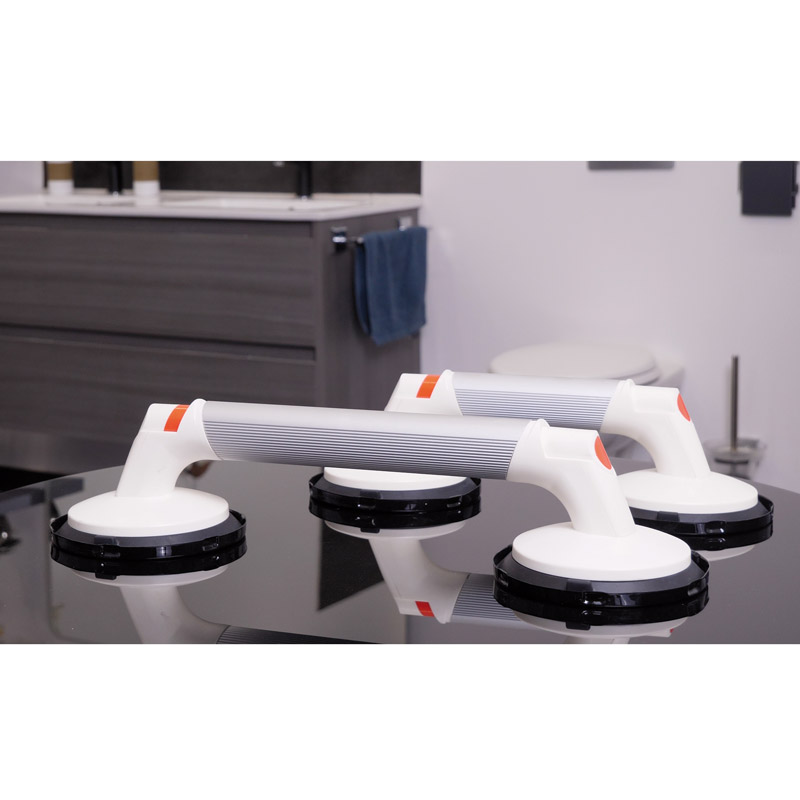 Bares d appui a ventouses Pump comparatif des longueurs 35cm et 45cm