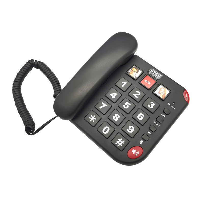 Téléphone à grosse touches STAB est idéal pour les seniors