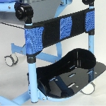 Fauteuil douche et WC pédiatrique PELICAN avec repose pied