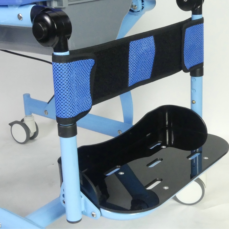 Fauteuil douche et WC pédiatrique PELICAN avec repose pied