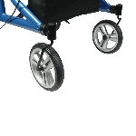 Le rollator Neo Easy dispose de larges roues de 20 cm avec bandage souple
