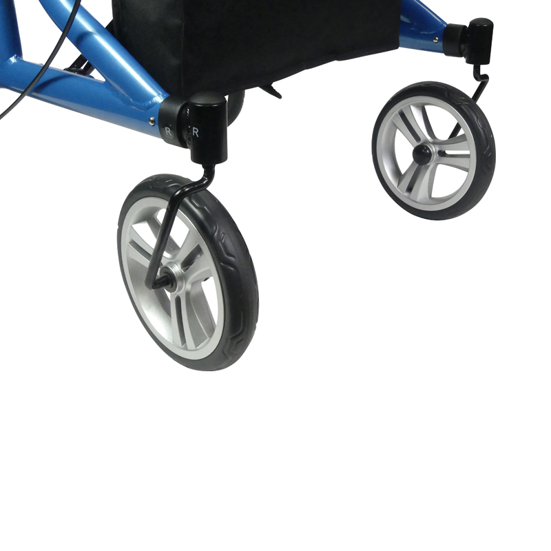 Le rollator Neo Easy dispose de larges roues de 20 cm avec bandage souple