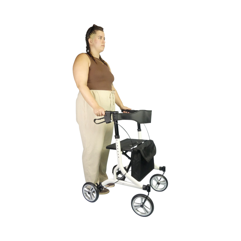 Utilisation du rollator Neo Easy blanc pour la marche - réf. 826303BLANC