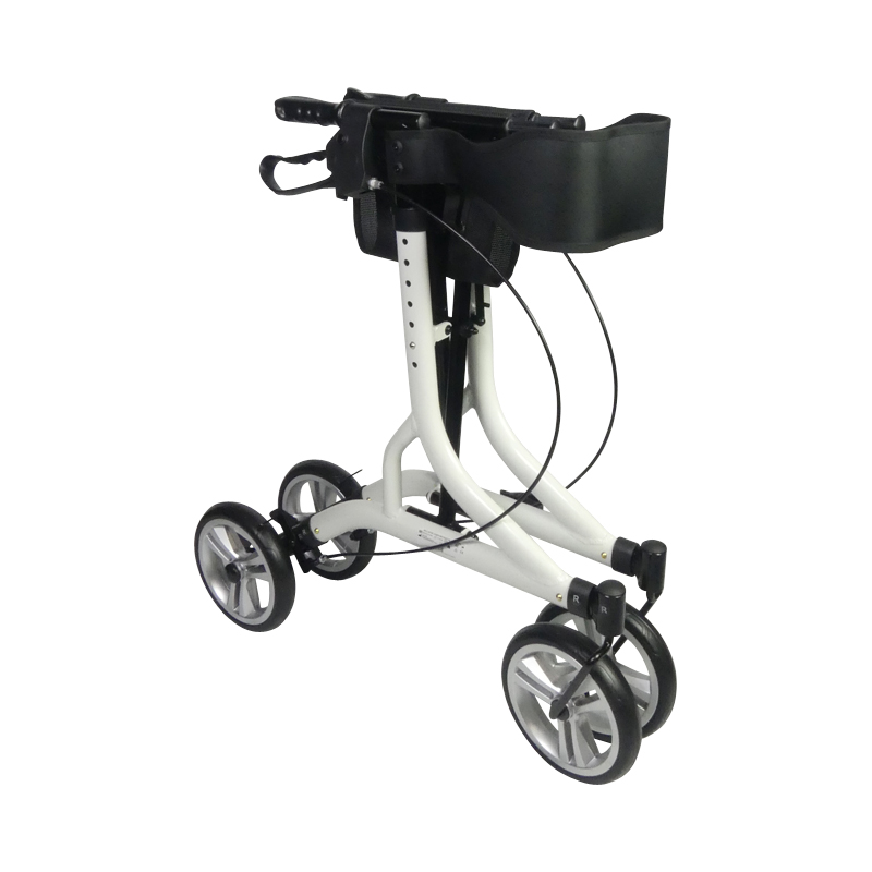 Rollator Neo Easy blanc, vue de profil - réf. 826303BLANC