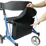 Sacoche amovible et lavable du rollator Neo Easy bleu électrique - réf. 826303BLEU