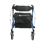Rollator Neo Easy bleu électrique, vue de face - réf. 826303BLEU