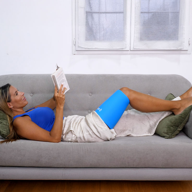 La compresse Gelpro Cuisse est extensible et très confortable
