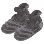 Paire-de-chaussons-chauffant-micro-onde-en-graines-de-lin