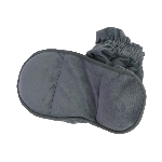 Paire de chaussons à chauffer en graines de lin détail dessous 835197