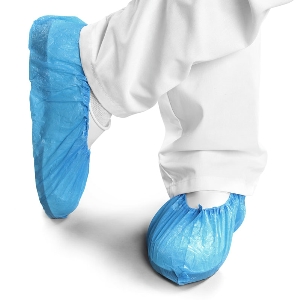 Sur-chaussure bleue