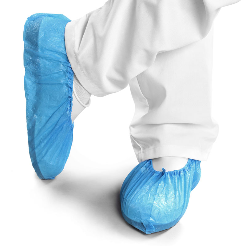 Blue overshoe