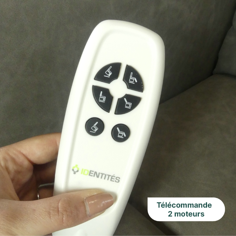 Télécommande permettant de contrôler les moteurs du fauteuil Escondida