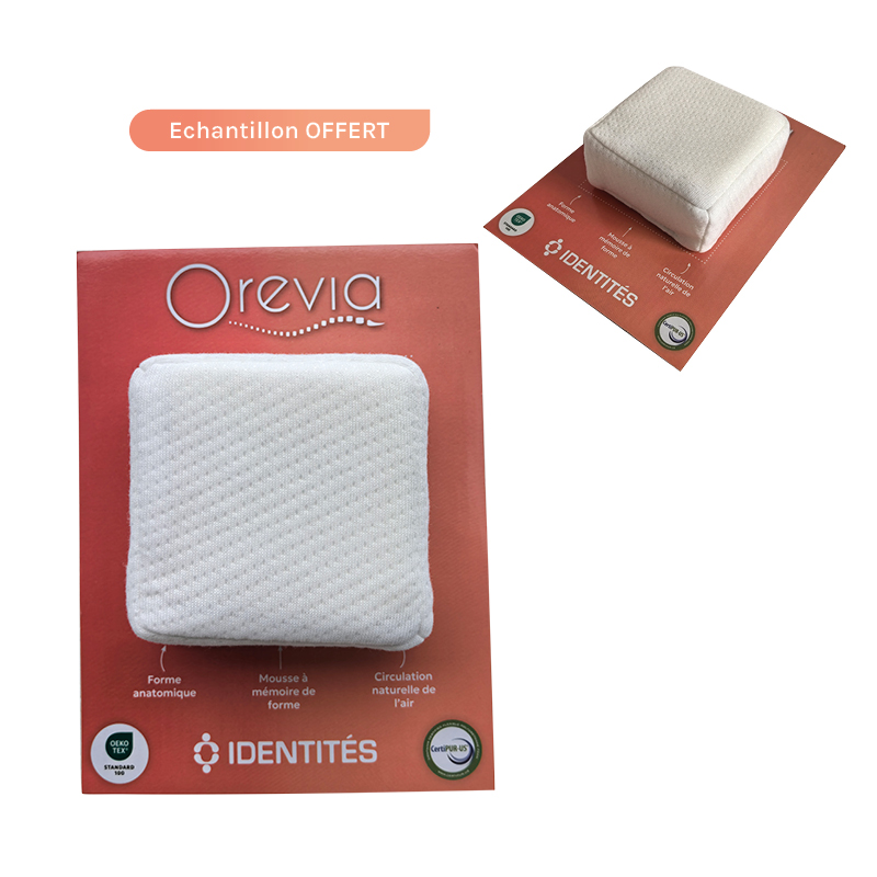 Un échantillon de la mousse houssée est offert pour essayer avant l'achat