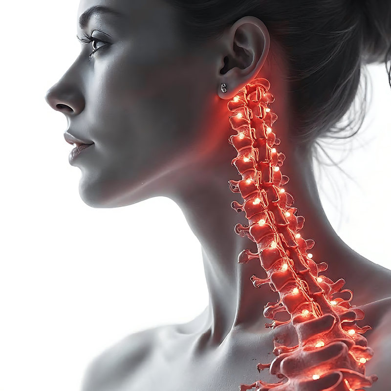 L'oreiller OREVIA a une forme anatomique qui permet l'alignement sain des cervicales